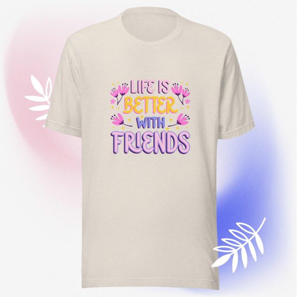 Unisex t-shirt - Celebrating Friendship - Image 4