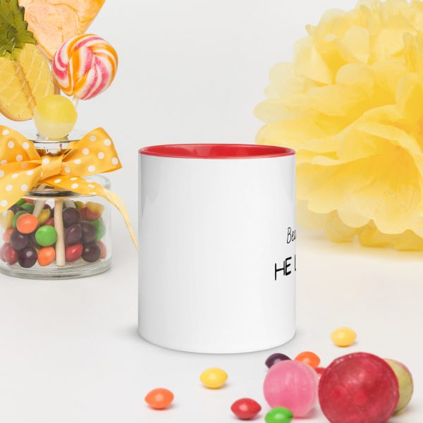 Colourful Mug Because He Lives - Image 9