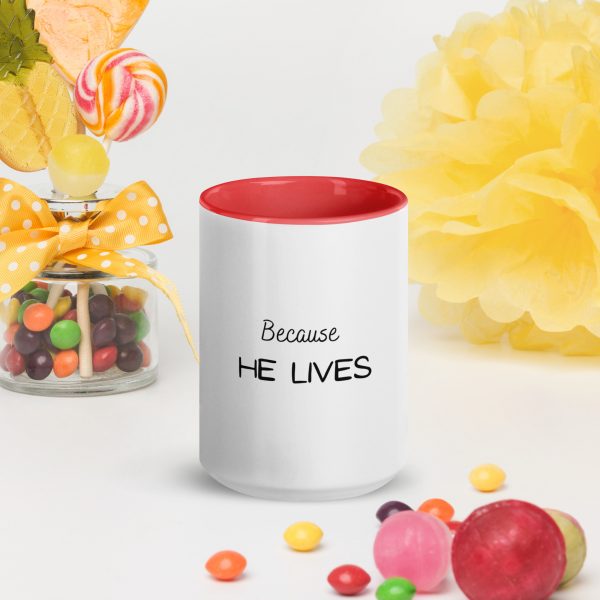 Colourful Mug Because He Lives - Image 12